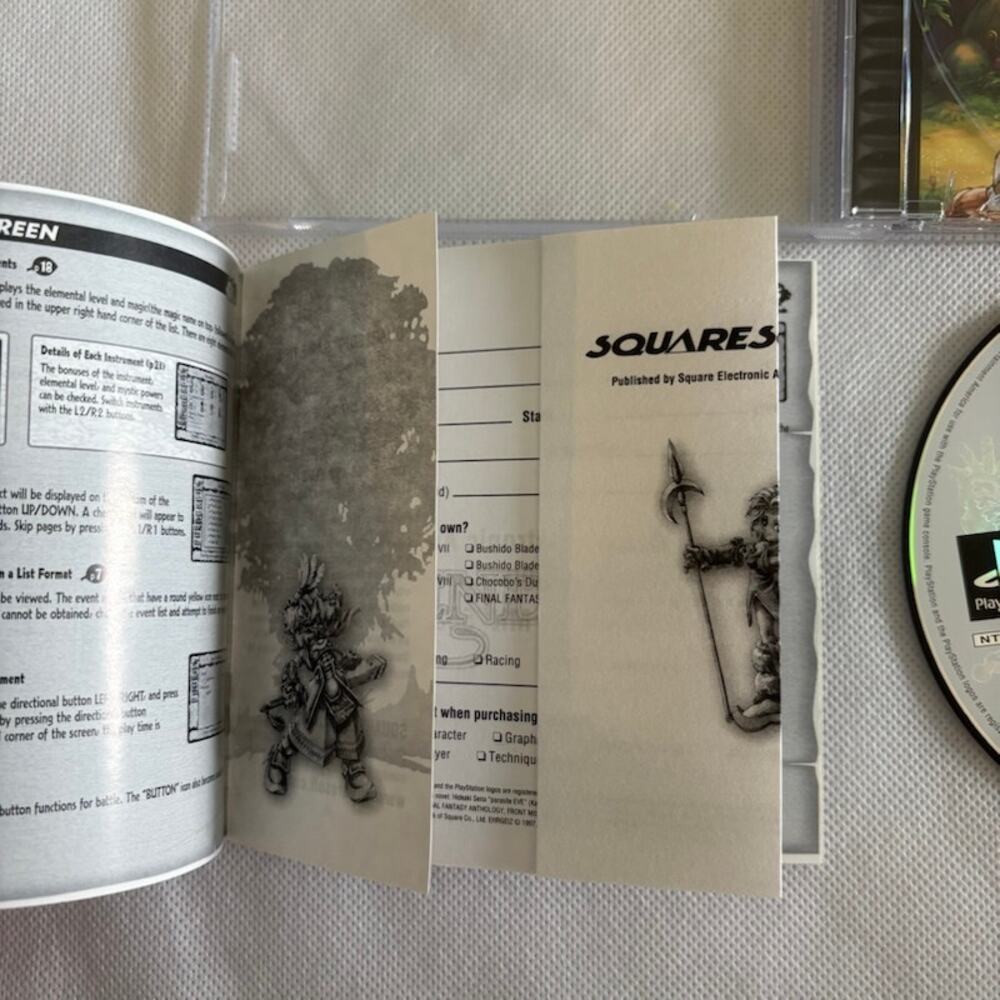 Legend of Mana (Sony PlayStation PS1, 2000) CIB w/Manual Tested Works EXC - Picture 6 of 11